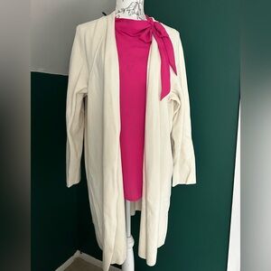 NWOT Banana Republic Off-White Knit Sweater XL